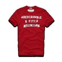 heren abercrombie fitch korte tees athl dept rood wit On Sale Novel p7luk638